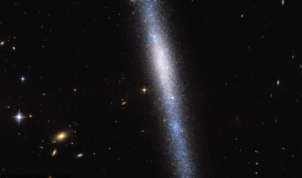 Une "cascade d'étoiles" capturée par le télescope Hubble. // Source : ESA/Hubble