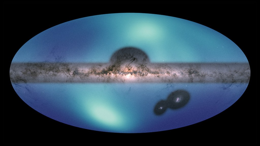 Carte de la Voie lactée. // Source : NASA/ESA/JPL-Caltech/Conroy et. al. 2021