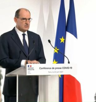 Jean Castex le 22 avril 2021. // Source : Gouvernement