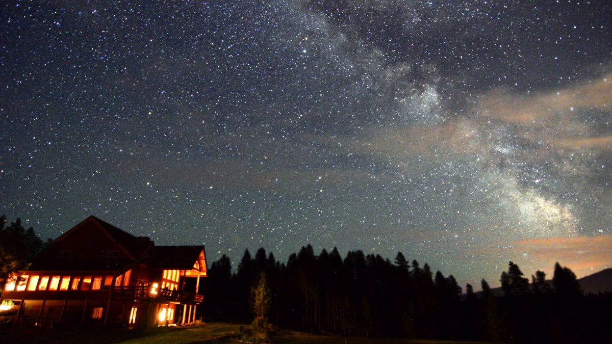 Ciel étoilé dans le Montana. // Source : Flickr/CC/Eugene Wilson (photo recadrée)