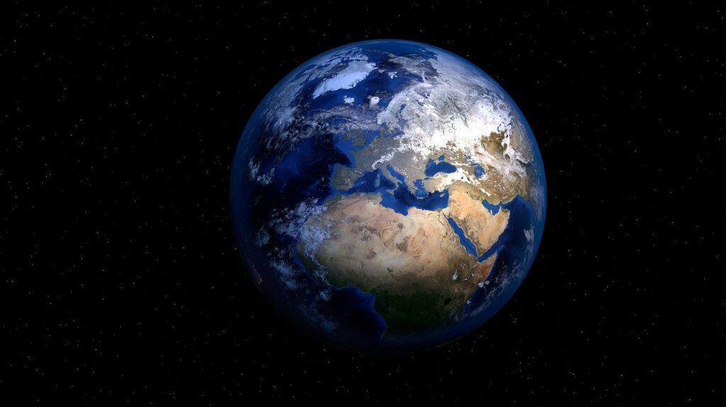 Vue de la Terre // Source : Crédit Pixabay PIRO4D