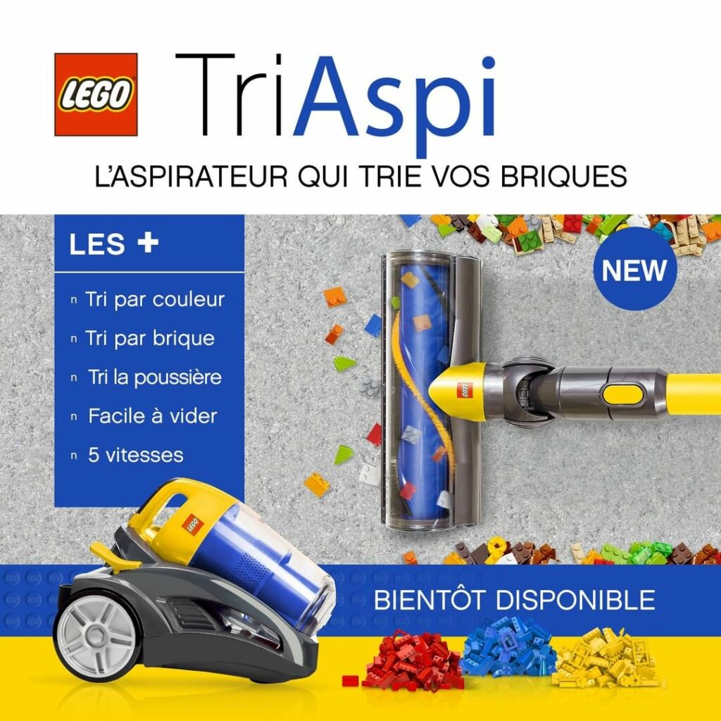 Aspirateur Lego // Source : Lego