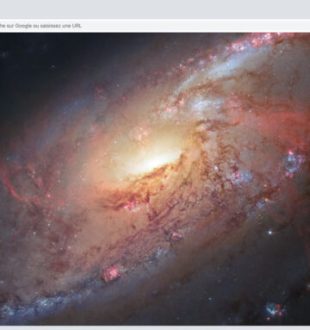 L'extension de l'ESA dans Chrome. // Source : Capture d'écran Navigateur Chrome