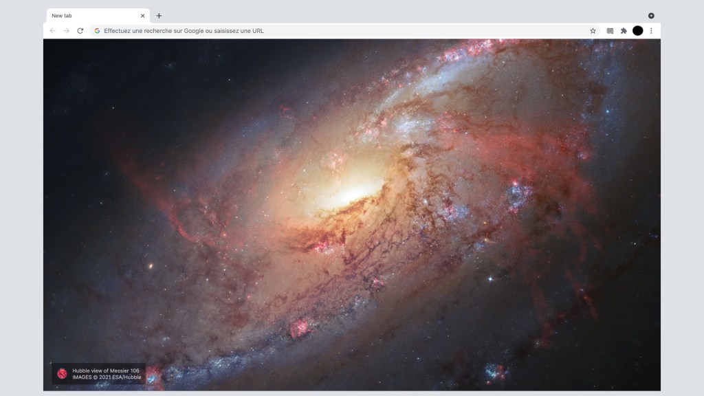 L'extension de l'ESA dans Chrome. // Source : Capture d'écran Navigateur Chrome