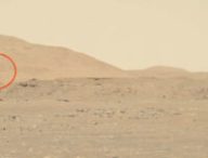 Ingenuity sur Mars le 25 avril 2021. // Source : NASA/JPL-Caltech/ASU/MSSS (annotation Numerama)