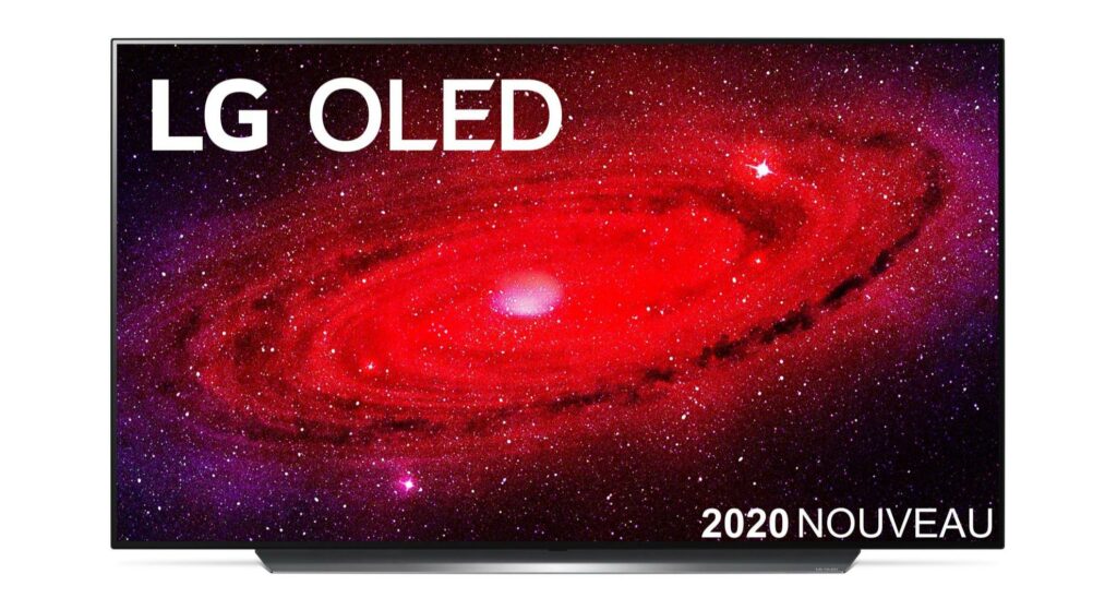La TV OLED55CX de LG. La TV OLED55CX de LG.
