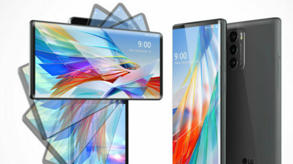Le LG Wing, dernier né d'une longue lignée de mobile concept chez LG // Source : LG Le LG Wing, dernier né d'une longue lignée de mobile concept chez LG // Source : LG
