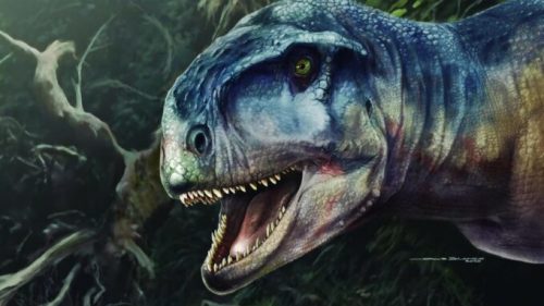Dinosaure « Llukalkan ». // Source : Jorge Blanco & Journal of Vertebrate Paleontology