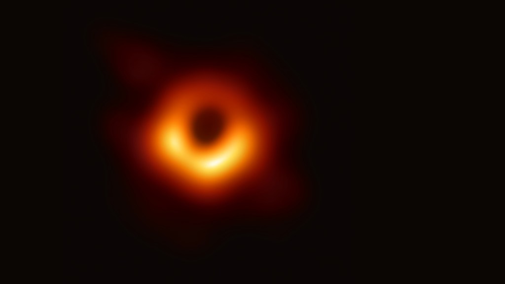 Le trou noir M87*. // Source : Wikimedia/CC/EHT