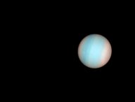 Uranus vue par Hubble en 2011. // Source : Flickr/CC/Kevin Gill (photo recadrée)