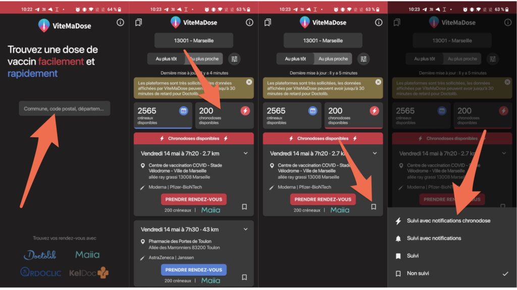 La marche à suivre sur Android // Source : Capture d'écran La marche à suivre sur Android // Source : Capture d'écran