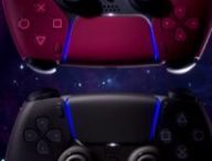 Les coloris cosmic red et midnight black de la DualSense // Source : Sony 