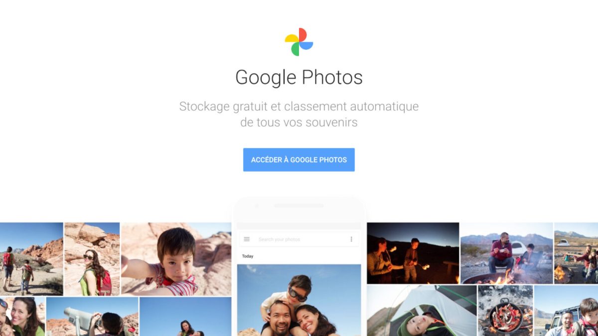 Google Photos. // Source : Capture d'écran Google Photos