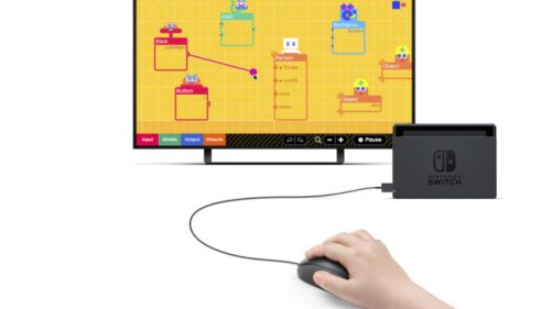 L'atelier du jeu vidéo de Nintendo avec une souris // Source : Nintendo