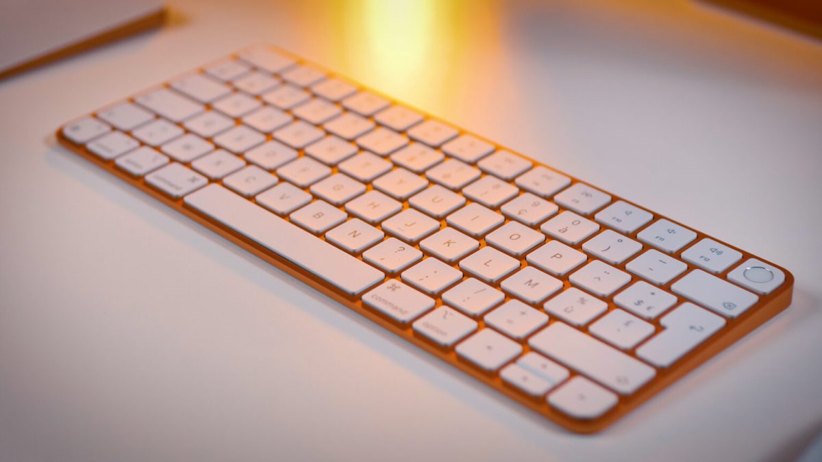 Le clavier Touch ID de l’’iMac M1 2021 par Apple // Source : Louise Audry pour Numerama