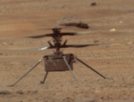 Ingenuity sur Mars. // Source : NASA/JPL-Caltech/LANL/CNES/IRAP/Kevin M. Gill