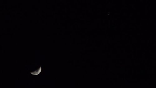 Conjonction entre la Lune et Mars. // Source : Flickr/CC/Felip1 (photo recadrée)