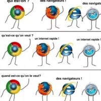 Un mème classique sur Internet Explorer Un mème classique sur Internet Explorer