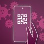 A smartphone with a QR Code // Source: Numerama / Melvyn Dadure A smartphone with a QR Code // Source: Numerama / Melvyn Dadure