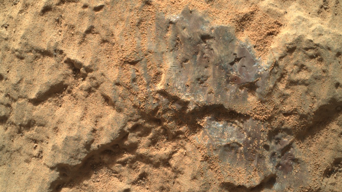 La surface de Mars observée avec WATSON par Perseverance. // Source : NASA/JPL-Caltech (photo recadrée)