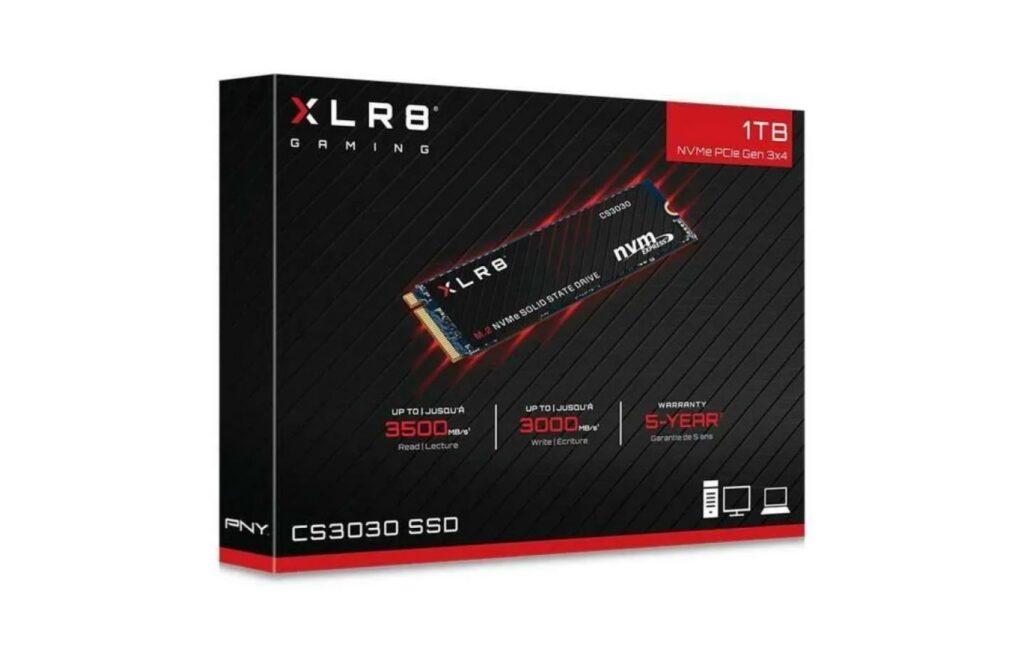 SSD NVMe PNY CS3030 1 To SSD NVMe PNY CS3030 1 To