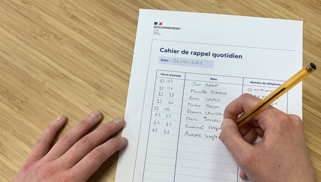 Cahier de rappel // Source : Numerama Cahier de rappel // Source : Numerama