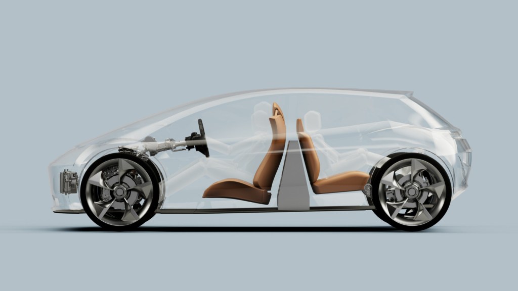 Page Roberts propose de placer la batterie verticalement pour améliorer l'autonomie des voitures électriques.  // Source : Page Roberts
