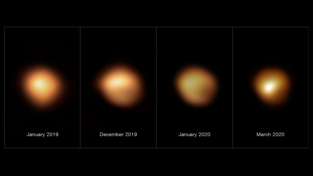 Observations de Bételgeuse à l'aide du VLT. // Source : ESO/M. Montargès et al.