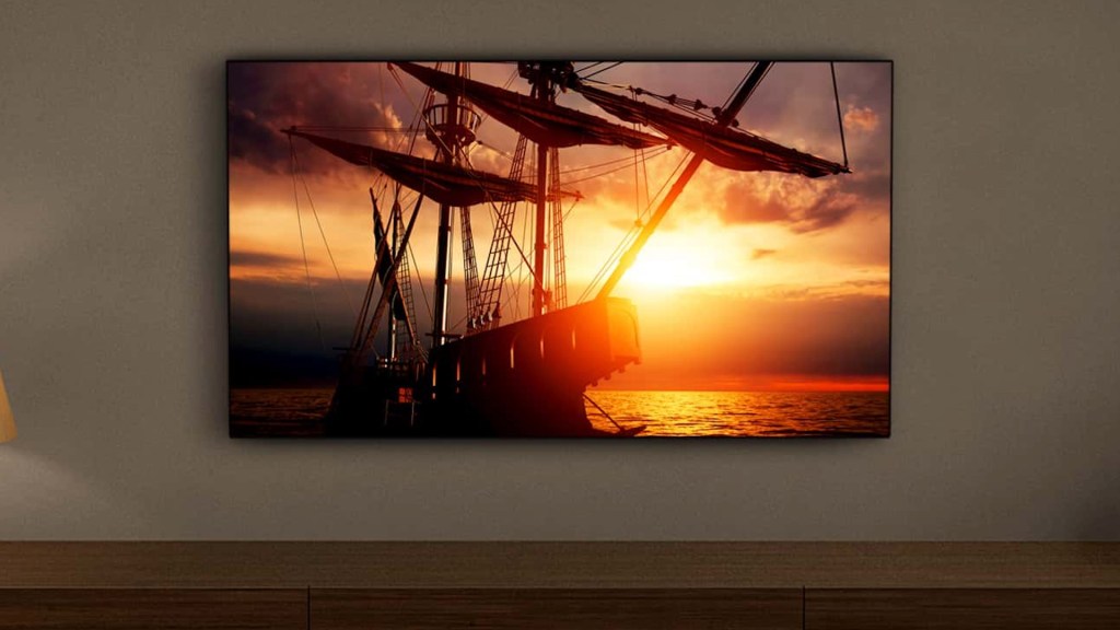 Le téléviseur Sony A80J // Source : Sony Le téléviseur Sony A80J // Source : Sony