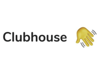 Le logo inversé de Clubhouse // Source : Clubhouse