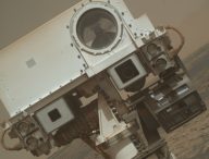 Curiosity sur Mars. // Source : NASA/JPL-Caltech/MSSS (image recadrée)