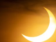 Éclipse solaire partielle. // Source : Flickr/CC/James Walsh (photo recadrée)