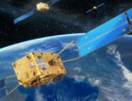 Des satellites Galileo. // Source : OHB/ESA (photo recadrée)