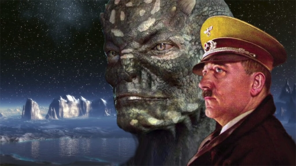 Hitler, et un alien, donc. // Source : Michael Salla