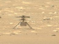 Ingenuity sur Mars le 19 avril 2021. // Source : NASA/JPL-Caltech/ASU (image recadrée)
