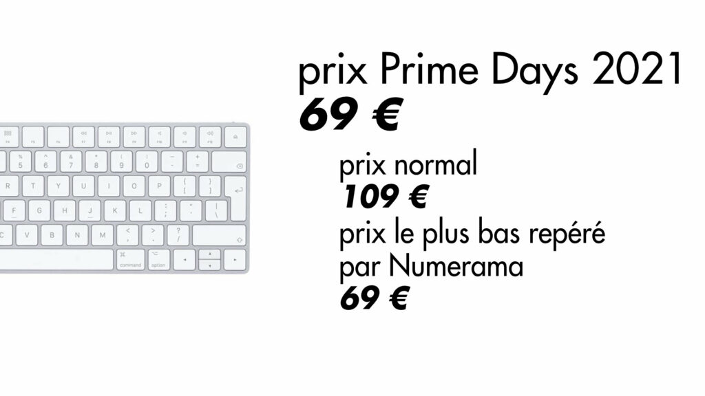 Le Magic Keyboard à son meilleur prix // Source : Données Keepa Le Magic Keyboard à son meilleur prix // Source : Données Keepa