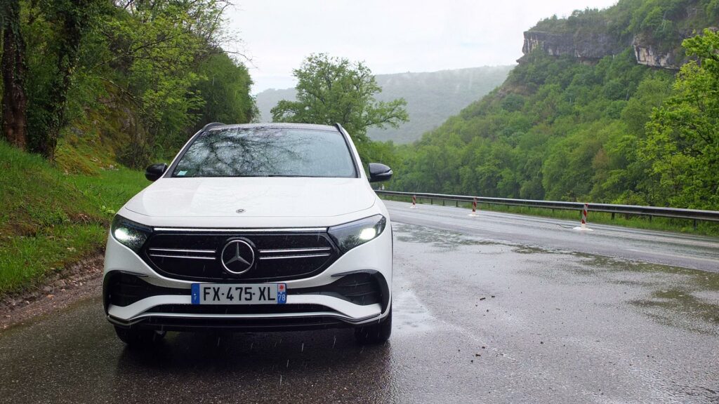 Mercedes EQA 250 // Source : Raphaelle Baut pour Numerama Mercedes EQA 250 // Source : Raphaelle Baut pour Numerama
