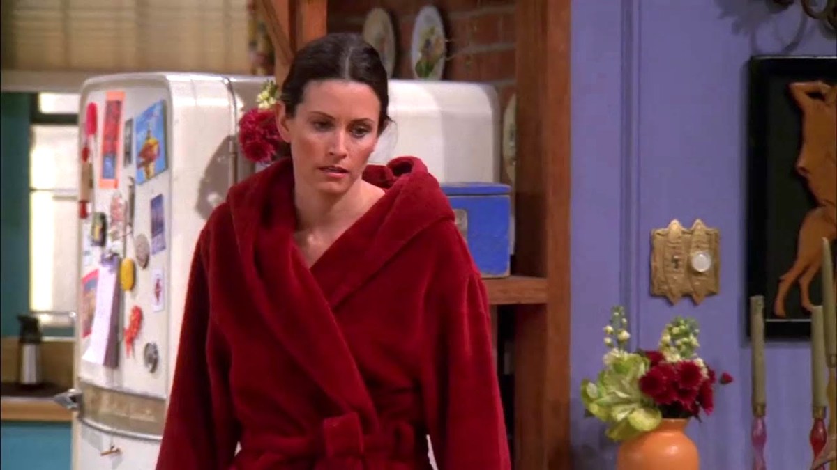 Monica est malade dans Friends // Source : Capture d'écran de Friends (NBC/Netflix)