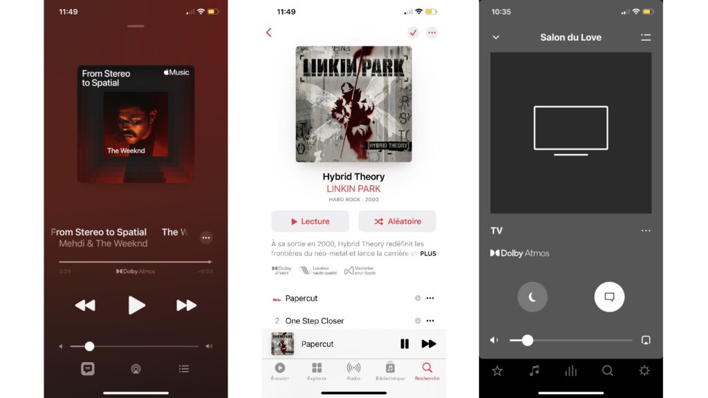 À la recherche du logo Dolby Atmos // Source : Capture d'écran À la recherche du logo Dolby Atmos // Source : Capture d'écran