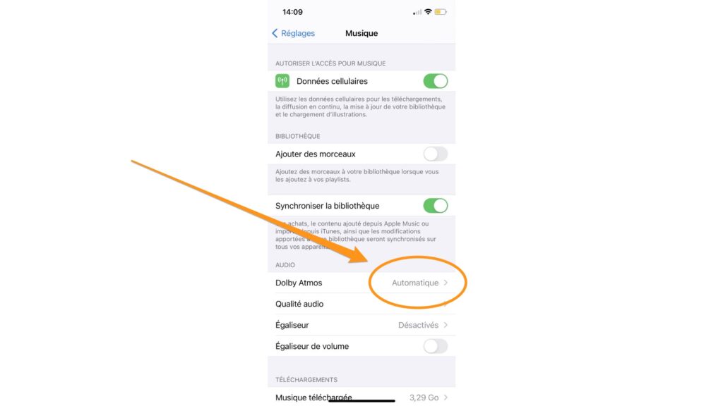 Dolby Atmos sur Apple Music // Source : Capture d'écran Dolby Atmos sur Apple Music // Source : Capture d'écran