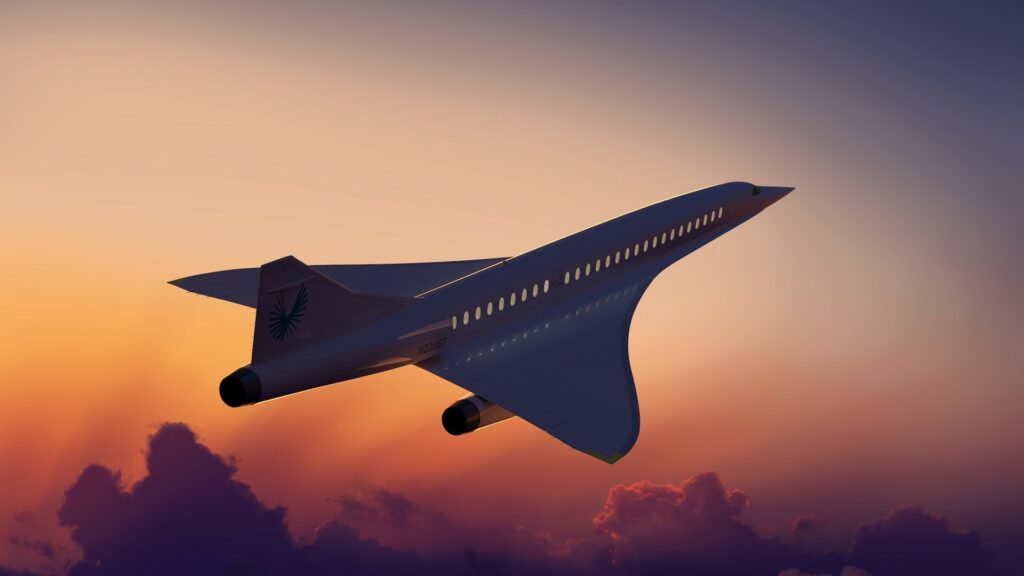 Avion supersonique Overture // Source : Boom Supersonic