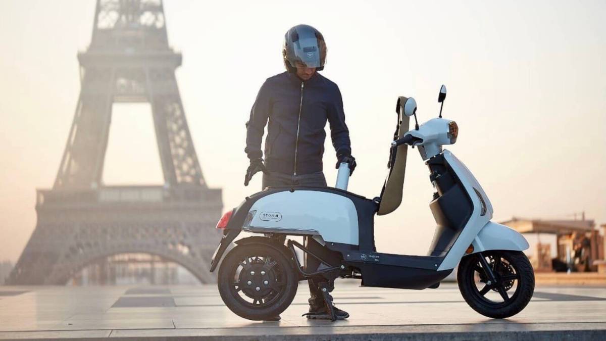 Mob-ion et Stor-H développe un scooter électrique à hydrogène. // Source : Mob-ion / Stor-H