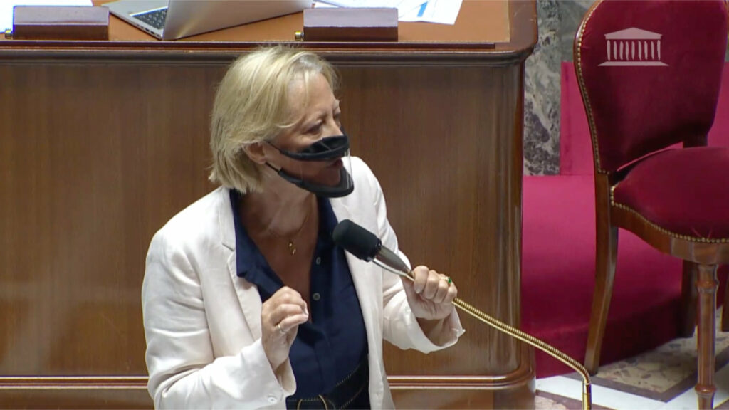 Sophie Cluzel à l'Assemblée nationale le 178 juin 2021 // Source : Capture d'écran Sophie Cluzel à l'Assemblée nationale le 178 juin 2021 // Source : Capture d'écran