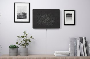 Ikea dévoile un tableau-enceinte connecté (avec un câble d'alimentation très voyant)