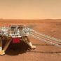 The Tiawen-1 landing pad. // Source: CNSA (cropped photo) The Tiawen-1 landing pad. // Source: CNSA (cropped photo)