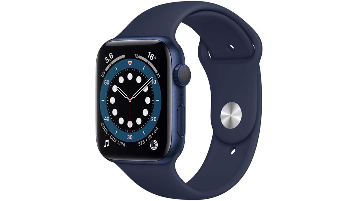 Apple Wtach Series 6 GPS bleu