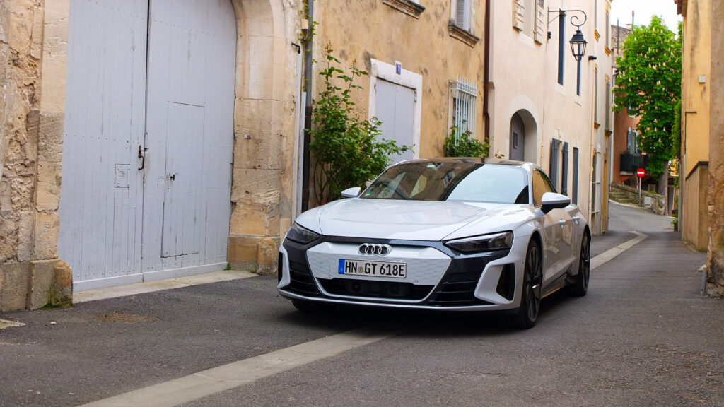 Audi e-tron GT  // Source : Raphaelle Baut pour Numerama