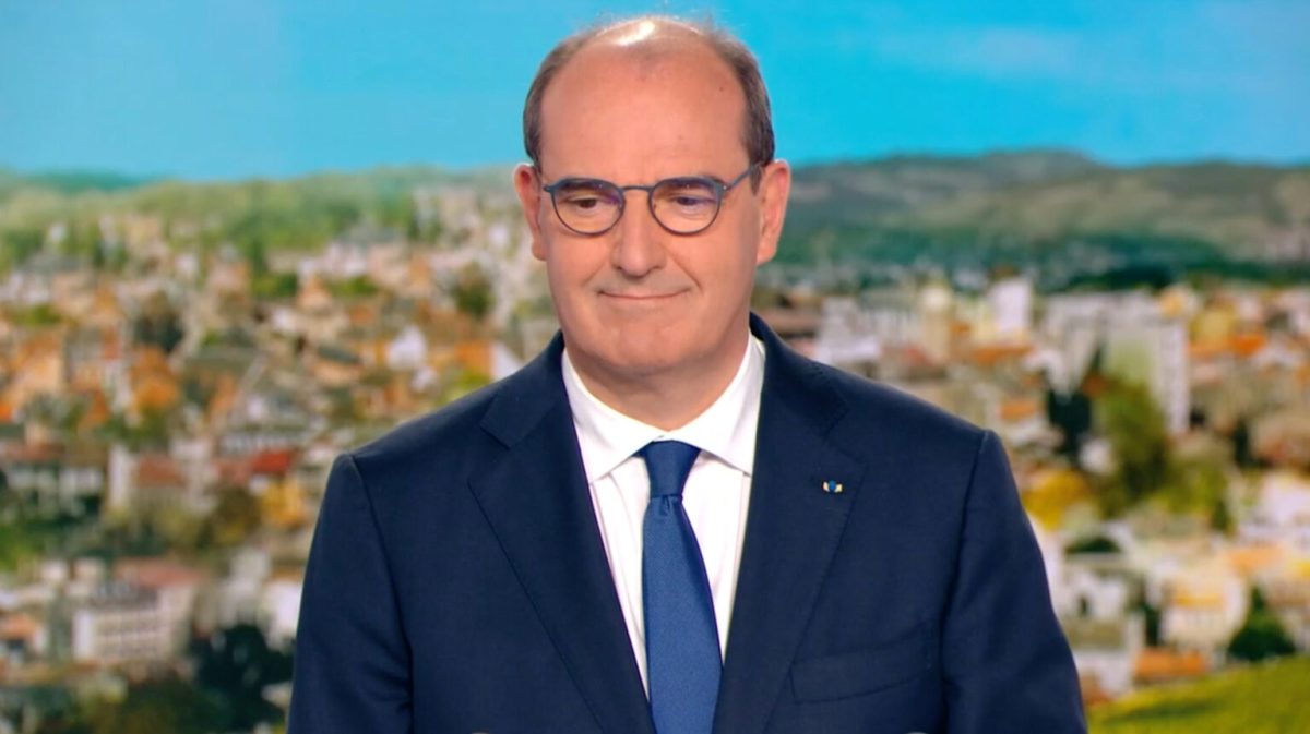 Jean Castex sur TF1 le 21/07/21 // Source : TF1