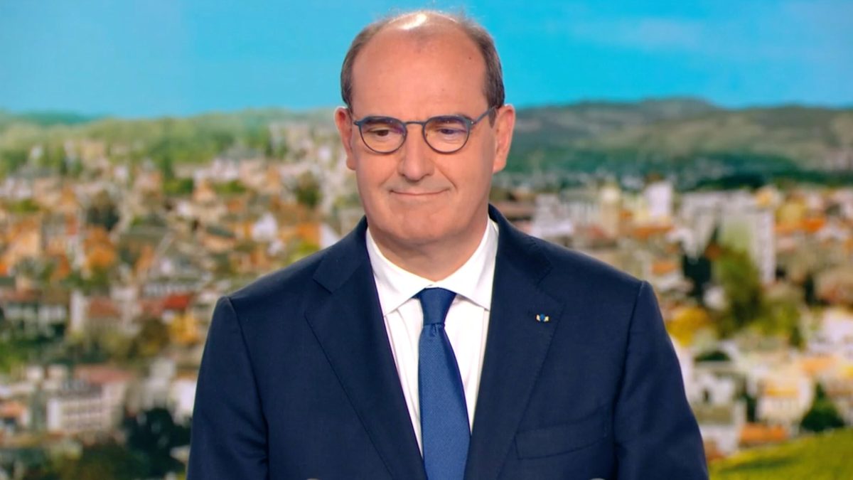 Jean Castex sur TF1 le 21/07/21 // Source : TF1