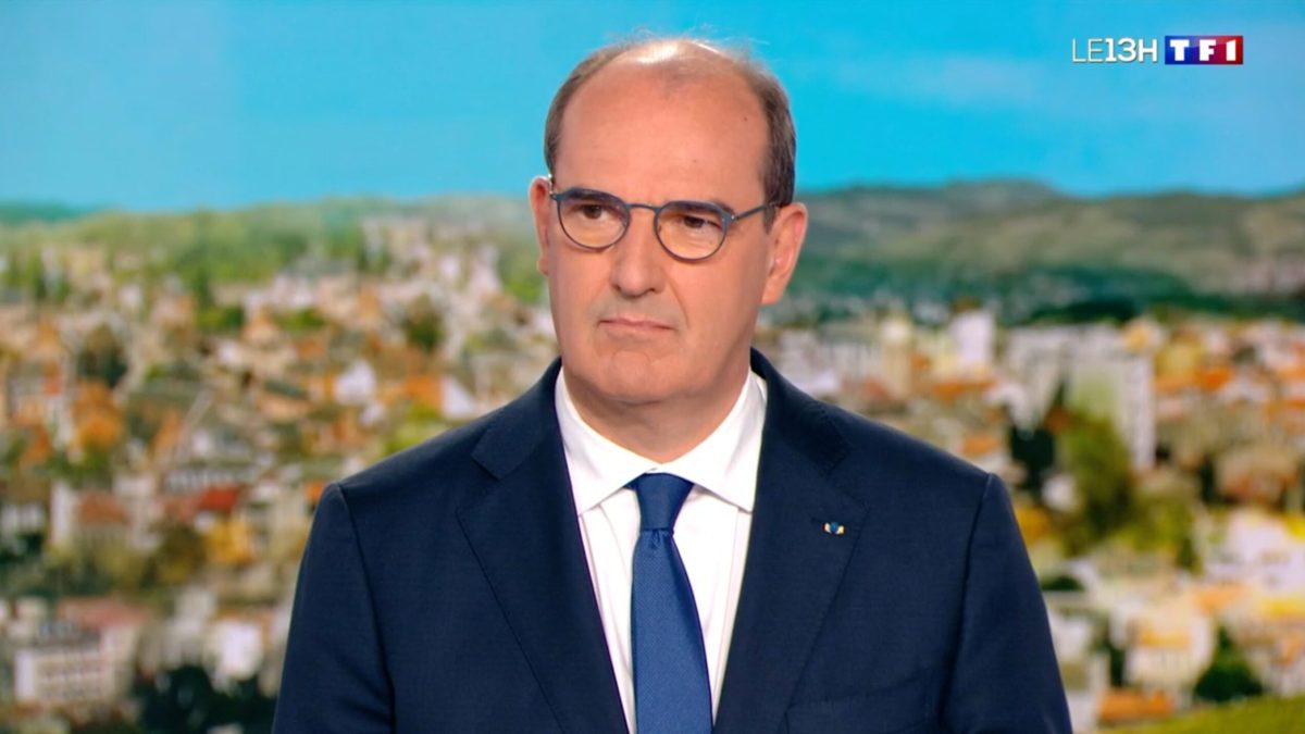 Jean Castex sur TF1 le 21/07/21 // Source : TF1